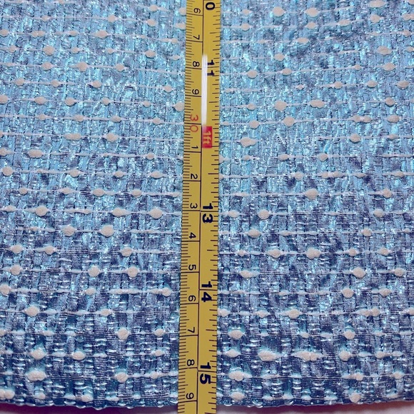 Alice + Olivia Ice Blue A-Line Mini Skirt for nightlife - Picture 8 of 9